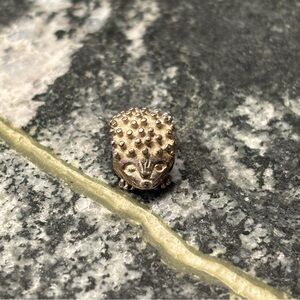 Authentic & Retired Pandora Moments Silver Hedgehog Charm 925